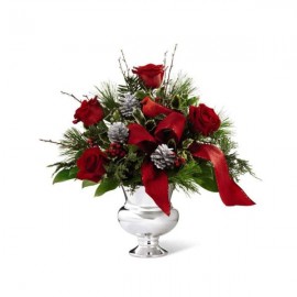 The FTD Silver Tidings Bouquet by Better Homes and Gardens 